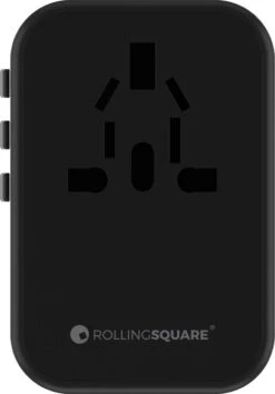 RollingSquare Wereldstekker Travel Adapter L Universele Reisstekker Quick Charger 35.5W - 3 USB En 2 USB-C Met Power Delivery En Quick Charge -Voyago Winkel 838x1200 5