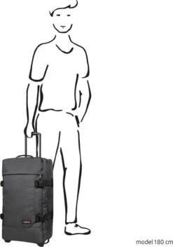 Eastpak TRANVERZ M Reiskoffer (67 X 35.5 X 30 Cm) - Black Denim 24 Eastpak TRANVERZ M Reiskoffer (67 X 35.5 X 30 Cm) - Black Denim -Voyago Winkel 842x1200 10