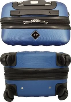 SB Travelbags Kofferset - 2 Delige 'Expandable' Koffer - Blauw - 65cm/55cm 14 SB Travelbags Kofferset - 2 Delige 'Expandable' Koffer - Blauw - 65cm/55cm -Voyago Winkel 844x1200
