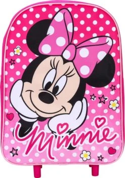 Disney MINNIE MOUSE Polka Dots Trolley Koffertje Vakantie Logeren Tripjes Roze -Voyago Winkel 845x1200