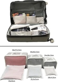 Packing Cubes Set 6-Delig – Kleding Organizer Voor Koffers, Tassen En Backpack - MYHOME24 -Voyago Winkel 852x1200 5