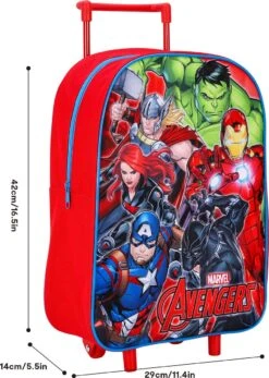 Marvel THE AVENGERS Trolley Koffertje Vakantie Logeren Tripjes -Voyago Winkel 853x1200