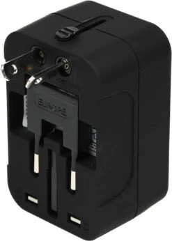 Benson Wereldstekker - Reisadapter - Internationaal - 2 USB Poorten - Zwart -Voyago Winkel 856x1200 6