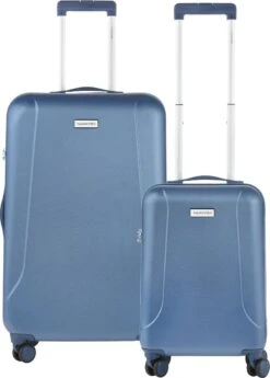 CarryOn Skyhopper Kofferset – TSA Handbagage + Reiskoffer 78cm – Dubbele Wielen - Blauw -Voyago Winkel 859x1200 5