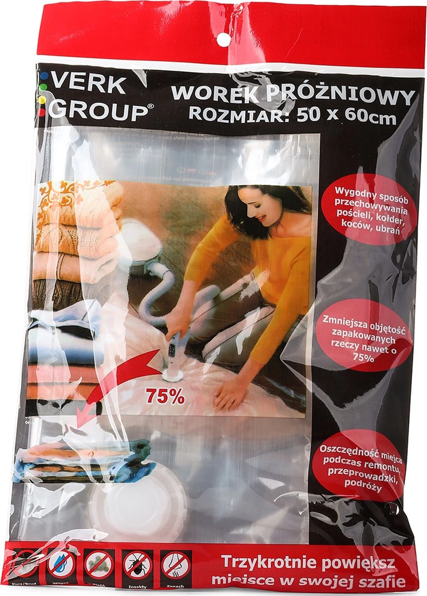 Merkloos 4x Vacuümzakken Maat M - 50 X 60 Tegen Stof, Vocht, Schimmels - Vacumeerzakken - Herbruikbare Reiszakken - Opbergzakken Kleding 3 Merkloos 4x Vacuümzakken Maat M - 50 X 60 Tegen Stof, Vocht, Schimmels - Vacumeerzakken - Herbruikbare Reiszakken - Opbergzakken Kleding