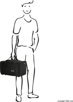 Enrico Benetti Orlando 35300 S Reistas / Sporttas 41 Liter - Zwart -Voyago Winkel 861x1200 8