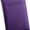 Merkloos Paarse Leren Paspoorthouder - Paspoort Hoesje - Cover - Mapje -Voyago Winkel 862x1200 14