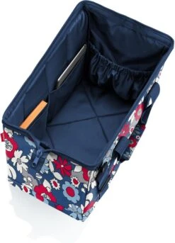 Reisenthel Allrounder L Reistas Sporttas - 30L - Florist Indigo Blauw -Voyago Winkel 865x1200 2