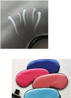 Zijden Verduisterende Slaapmasker Voor Volwassenen - Vrouwen En Mannen - Verstelbaar - Oogmasker - Nachtmasker - Reismasker - Slaap Masker - Oog Masker - Roze -Voyago Winkel 869x1200 3