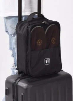 Merkloos TDR - Schoenen Opbergtas - Multifunctionele - Draagbare Opslag - Schoenentas -Geschikt Tot Schoenmaat 45.5 -zwart -Voyago Winkel 873x1200 10