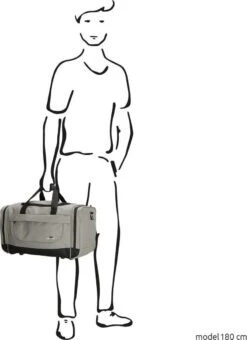 Enrico Benetti Orlando 35300 S Reistas / Sporttas 41 Liter - Grijs -Voyago Winkel 873x1200 9