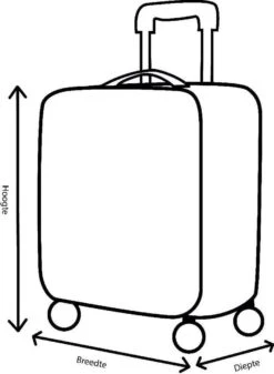 Decent Lumi Fix Handbagage Koffer - 55 Cm - Black/Blue -Voyago Winkel 879x1200 4