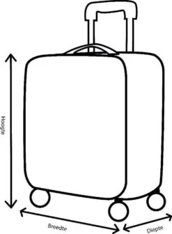 Decent Tranporto-One Handbagage Koffer - 55 Cm - TSA Slot - Dark Blue 39 Decent Tranporto-One Handbagage Koffer - 55 Cm - TSA Slot - Dark Blue -Voyago Winkel 881x1200