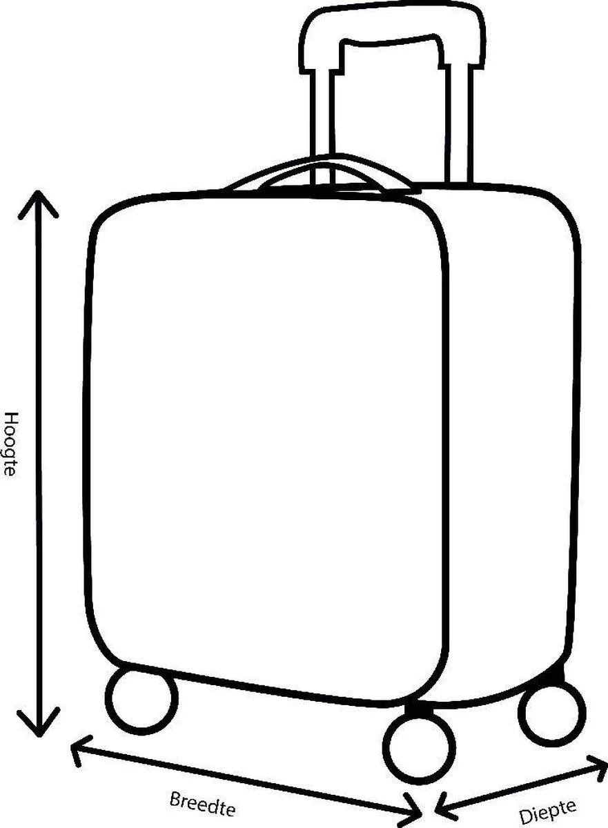 Decent Tranporto-One Handbagage Koffer - 55 Cm - TSA Slot - Dark Blue 21 Decent Tranporto-One Handbagage Koffer - 55 Cm - TSA Slot - Dark Blue - Afbeelding 19