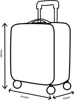 Decent Star Maxx Handbagage Koffer - 55 Cm - TSA Slot - Pastel Groen -Voyago Winkel 882x1200 2