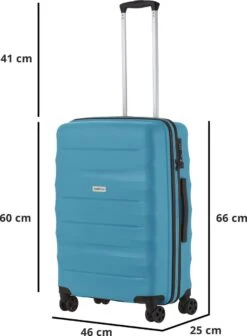 CarryOn Porter ® Reiskoffer - 66cm Trolley Met TSA-slot - OKOBAN Registratie - Groen -Voyago Winkel 883x1200 3