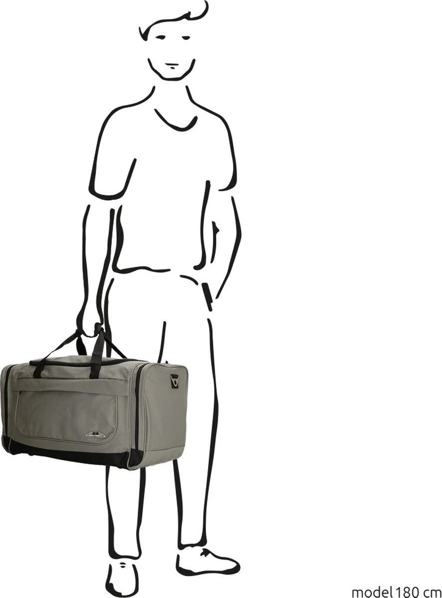 Enrico Benetti Orlando 35301 M Reistas / Sporttas 62 Liter - Grijs 11 Enrico Benetti Orlando 35301 M Reistas / Sporttas 62 Liter - Grijs - Afbeelding 9