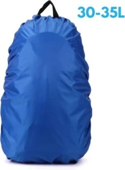 Flightbag - Waterdichte 35 Liter Regenhoes / Regencover Voor Backpack Of Rugzak – Blauw