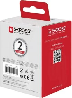 SKROSS - Reisadapter - Europa Naar Zwitserland -Voyago Winkel 888x1200 14