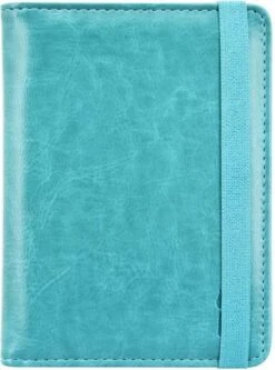 Merkloos Luxe Style RFID Paspoort Hoesje Anti Skim / Paspoorthouder Turquoise -Voyago Winkel 889x1200 2