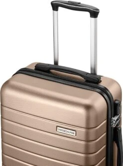 Swiss Alpine 2.0 - Handbagage Koffer - 55x35x20 Cm - 4 Wielen - Goud - Brons -Voyago Winkel 891x1200 1