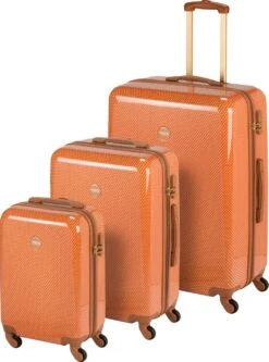 Princess Traveller Trendy Dots - Reiskoffer - Terra - M - 66cm -Voyago Winkel 891x1200 5