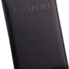 Merkloos Zwarte Paspoort Protector - Beschermhoes - Paspoorthouder - Cover - Mapje -Voyago Winkel 893x1200 9