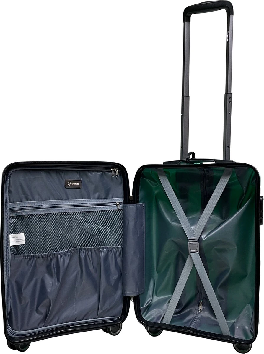 Benzi Barco Handbagage Koffer - 55 Cm - 35 Liter - Mintgroen 8 Benzi Barco Handbagage Koffer - 55 Cm - 35 Liter - Mintgroen - Afbeelding 6