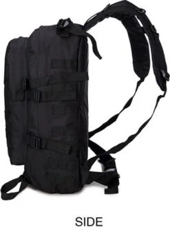 Leger Rugzak Zwart- Waterdichte Zwarte Rugzak - Outdoor - Kamperen - Backpack -Voyago Winkel 898x1200 8
