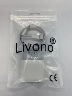 Set Van 1 Snel Adapter Lader Usb C + 1 Meter Kabel Usb C Naar Lightning Geschikt Voor Apple IPhone IPad -Voyago Winkel 899x1200 16