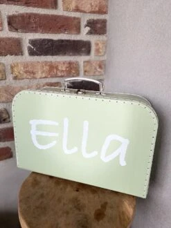 Merkloos Koffertje Karton Groen Maat L Met Eigen Opdruk - Met Naam -Voyago Winkel 899x1200 2