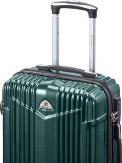 Tesla PC - Handbagage Koffer - 55x35x20 Cm - 4 Wielen - Groen -Voyago Winkel 900x1200 19