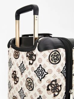 Guess House Party 18 In 4 Wheeler Dames Reiskoffer - Cream Multi Logo -Voyago Winkel 900x1200 25