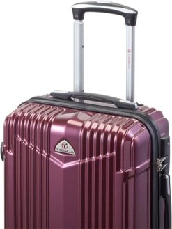 Tesla PC - Handbagage Koffer - 55x35x20 Cm - 4 Wielen - Rood -Voyago Winkel 900x1200 32