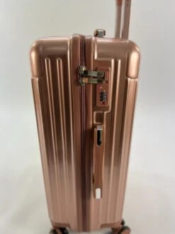 AATravel M Reiskoffer - Trolley ABS - Met Dubbele Wielen - 63 Cm - 66 Liter - Roze -Voyago Winkel 900x1200 53