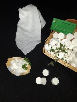 Biologisch Afbreekbare Gecomprimeerde Doekjes - Bio Degradable Compressed Towels - 150 Stuks