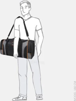 Decent Flexplus Reistas - 70 Cm - Zwart / Oranje -Voyago Winkel 906x1200 6