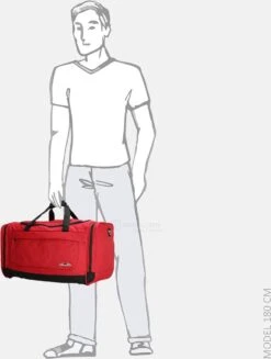 Enrico Benetti Orlando 35301 M Reistas / Sporttas 62 Liter - Rood -Voyago Winkel 907x1200 6