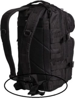 Miltec Backpack US Assault Molle Large - Rugzak - Zwart - 36 L -Voyago Winkel 910x1200 10
