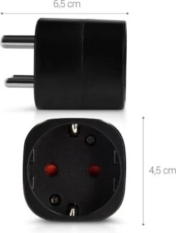 Kwmobile Set Van 2 Reisstekkers - Type D Wereldstekker - Voor Het Opladen Van Je Telefoon En Reisaccessoires - In Bijv. India, Nepal En Sri Lanka - Zwart 10 Kwmobile Set Van 2 Reisstekkers - Type D Wereldstekker - Voor Het Opladen Van Je Telefoon En Reisaccessoires - In Bijv. India, Nepal En Sri Lanka - Zwart -Voyago Winkel 910x1200 9