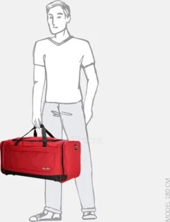 Enrico Benetti Orlando 35302 L Reistas / Sporttas 76 Liter - Rood -Voyago Winkel 918x1200 3