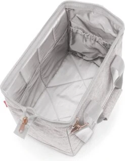 Reisenthel Allrounder M Reistas Sporttas - 18L - Twist Sky Rose Grijs -Voyago Winkel 930x1200 5