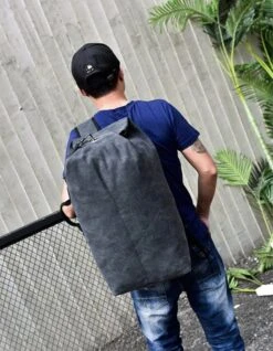 MIRO Luxe Backpack - Rugzak - Grote Capaciteit - Met Zip - 50 Liter - Zwart -Voyago Winkel 932x1200 3