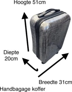 Leonardo Handbagage Koffer - 51x31x20 - Alle Vliegmaatschappijen - Hardcase - Cijferslot - Reiskoffer - Lichtgewicht Koffer - Grey 9 Leonardo Handbagage Koffer - 51x31x20 - Alle Vliegmaatschappijen - Hardcase - Cijferslot - Reiskoffer - Lichtgewicht Koffer - Grey -Voyago Winkel 947x1200 1
