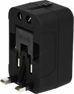 Benson Wereldstekker - Reisadapter - Internationaal - 2 USB Poorten - Zwart -Voyago Winkel 948x1200 4