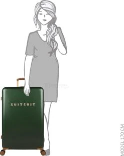 SUITSUIT - Fab Seventies Classic - Beetle Green - Reiskoffer (76 Cm) -Voyago Winkel 953x1200