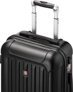 Swiss Alps - Handbagage Koffer - 55x35x22 Cm - 4 Wielen - Zwart -Voyago Winkel 954x1200 2