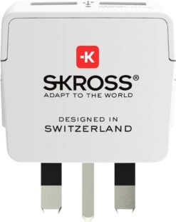 SKROSS - Reisadapter - Europa Naar Verenigd Koninkrijk (UK) Reisadapter + 2xUSB 2400 MA -Voyago Winkel 954x1200 22