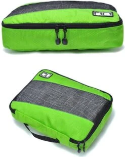 Merkloos Decopatent® Packing Cubes SET 3 Delig - Organizer Voor Koffer En Backpack - Bagagage Organizers Kleding Ondergoed Schoenen - Zwart -Voyago Winkel 956x1200 6