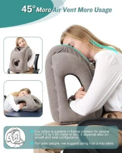 Merkloos Framehack Opblaasbare Reiskussen - Travel Pillow - Nekkussen - LUXE REISKUSSEN - Multifunctioneel Kussen Voor Onderweg - Compact & Comfortabel - Reizen - Vliegen - Rondreizen - Backpakken - Hoofdkussen -Voyago Winkel 960x1200 17
